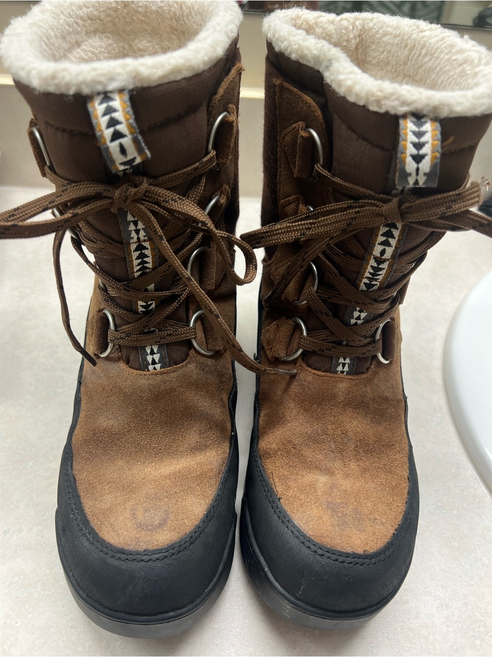 Pendleton Women's Bay Trek Leather Brown Insulated Boots